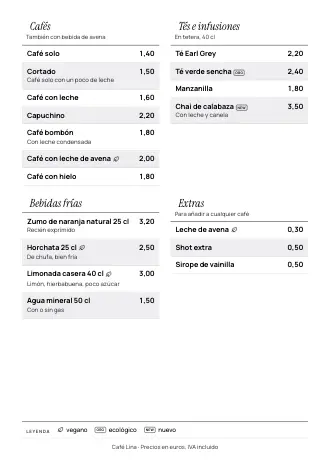 Plantilla de carta de bebidas estilo «Carta de vinos» (A4)