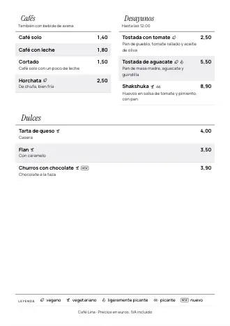 Plantilla de carta de restaurante estilo «Carta de vinos» (A4)