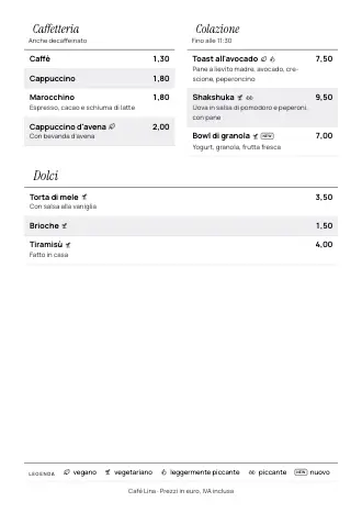Modello menu ristorante in stile “Carta dei vini” (A4)